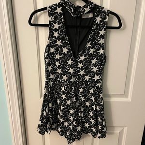LF STAR Print Romper